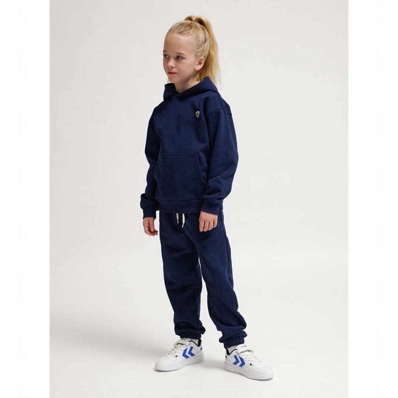 Hummel Jr Loose Bee Hoodie Kinder Navy | 588817-897