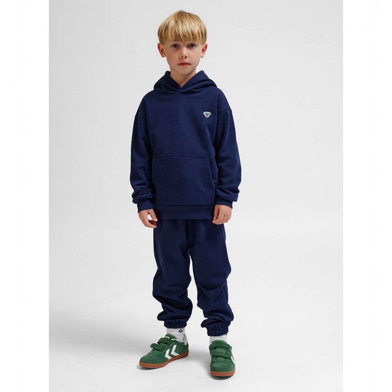 Hummel Jr Loose Bee Hoodie Kinder Navy | 588817-897