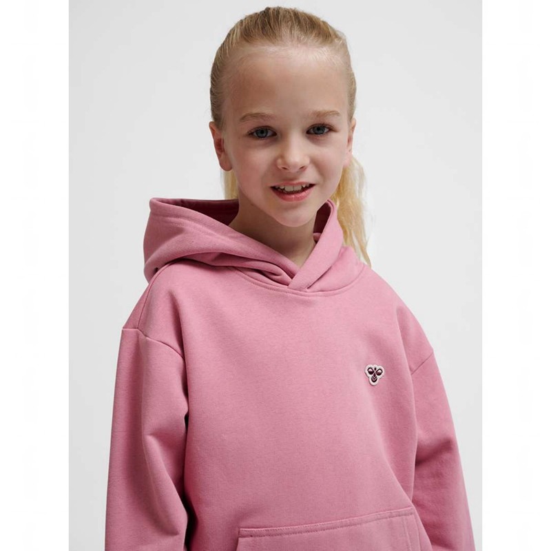 Hummel Jr Loose Bee Hoodie Kinder Rosa | 967771-333