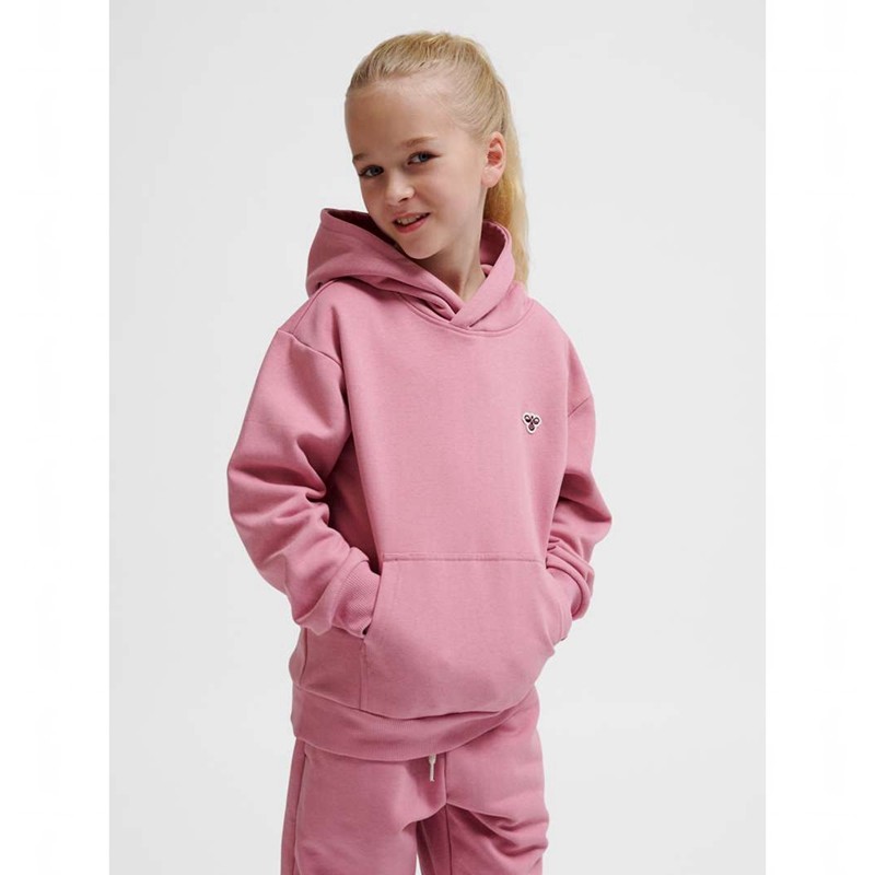 Hummel Jr Loose Bee Hoodie Kinder Rosa | 967771-333