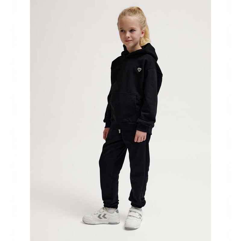 Hummel Jr Loose Bee Hoodie Kinder Schwarz | 200437-445