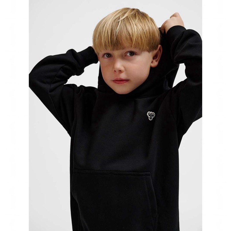 Hummel Jr Loose Bee Hoodie Kinder Schwarz | 200437-445