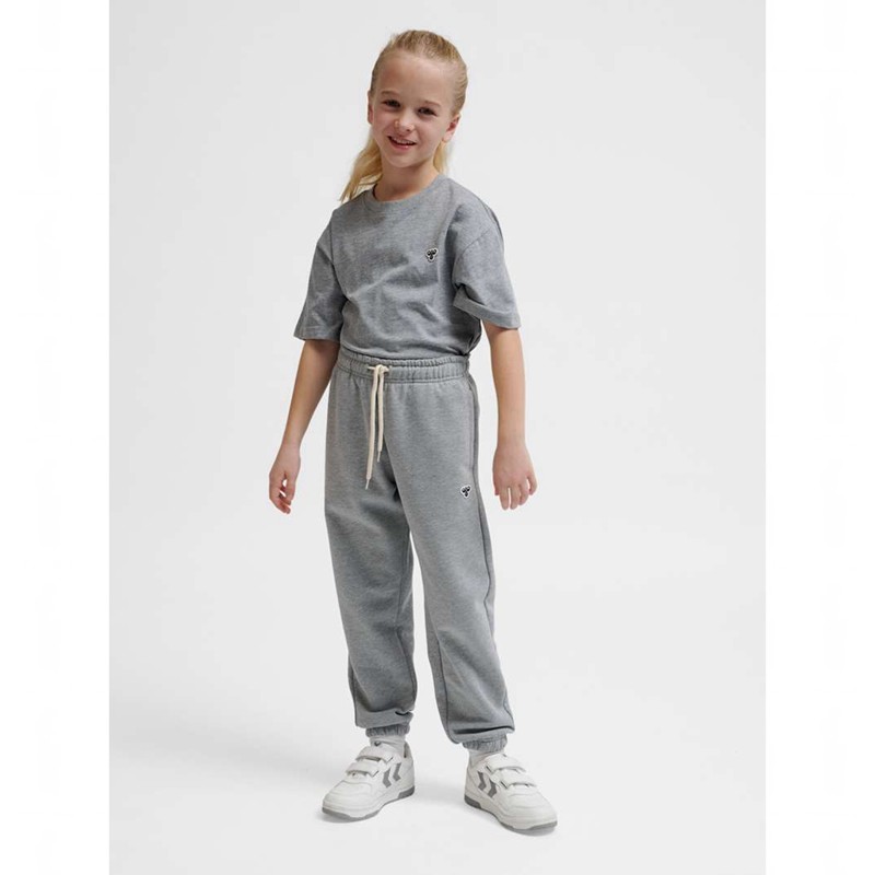 Hummel Jr Loose Bee Jogginghose Kinder Grau | 988891-778