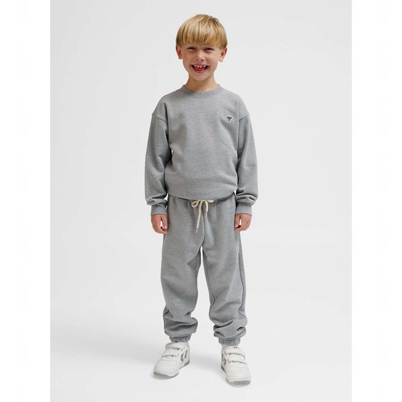 Hummel Jr Loose Bee Jogginghose Kinder Grau | 988891-778