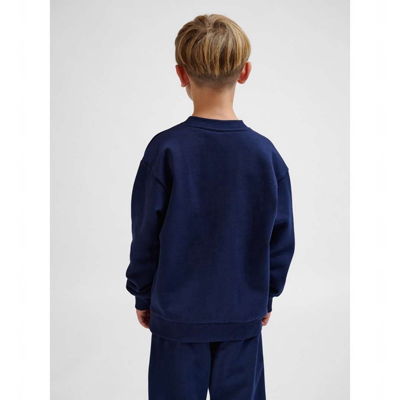 Hummel Jr Loose Crewneck Bee Handschuhe Kinder Navy | 208903-616