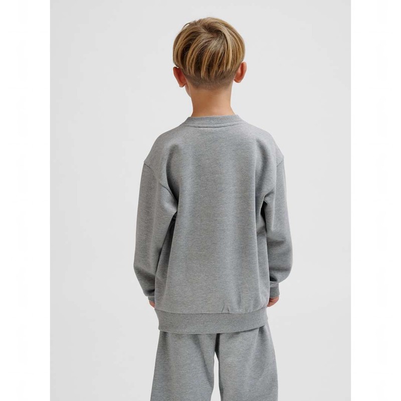 Hummel Jr Loose Crewneck Bee Hoodie Kinder Grau | 028746-558