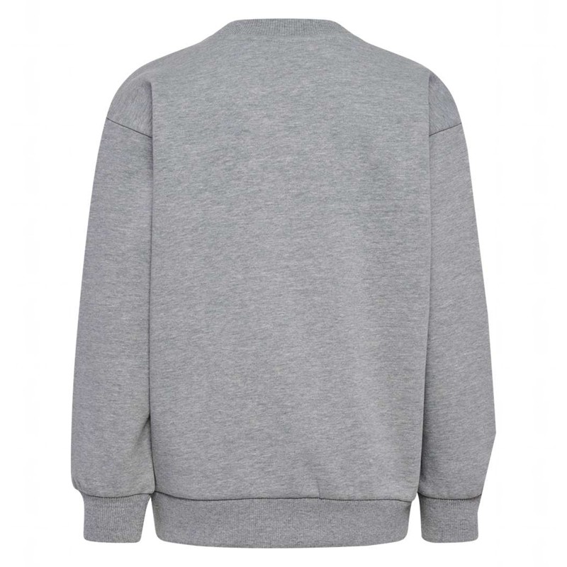 Hummel Jr Loose Crewneck Bee Hoodie Kinder Grau | 028746-558