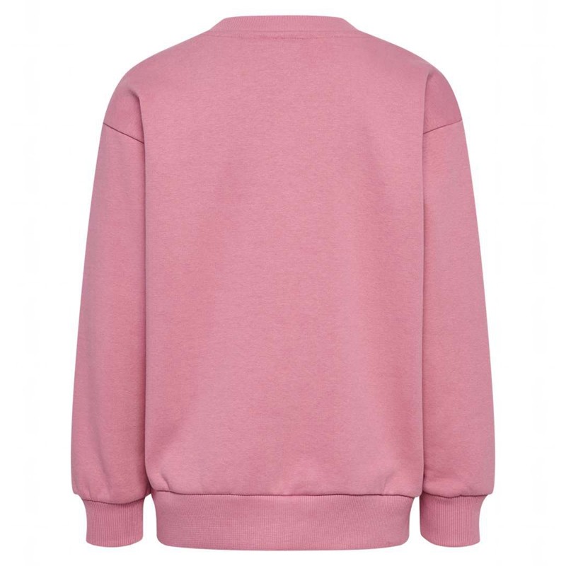 Hummel Jr Loose Crewneck Bee Sneakers Kinder Rosa | 492696-441