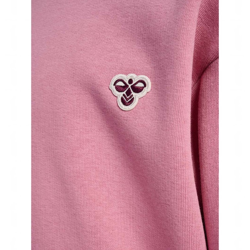 Hummel Jr Loose Crewneck Bee Sneakers Kinder Rosa | 492696-441