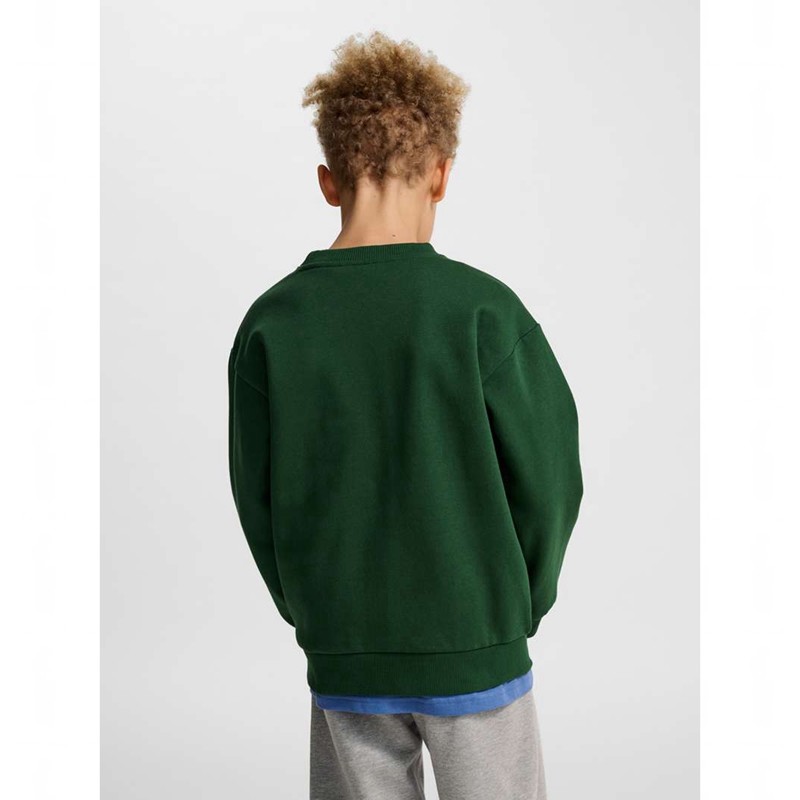 Hummel Jr Loose Crewneck Bee Sweatshirts Kinder Grün | 035357-023