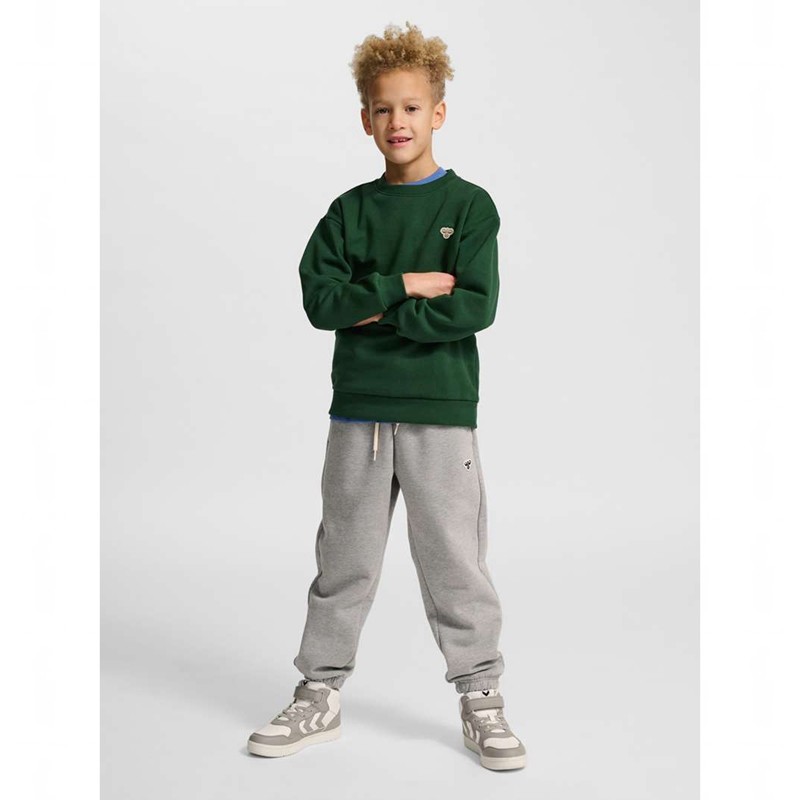 Hummel Jr Loose Crewneck Bee Sweatshirts Kinder Grün | 035357-023