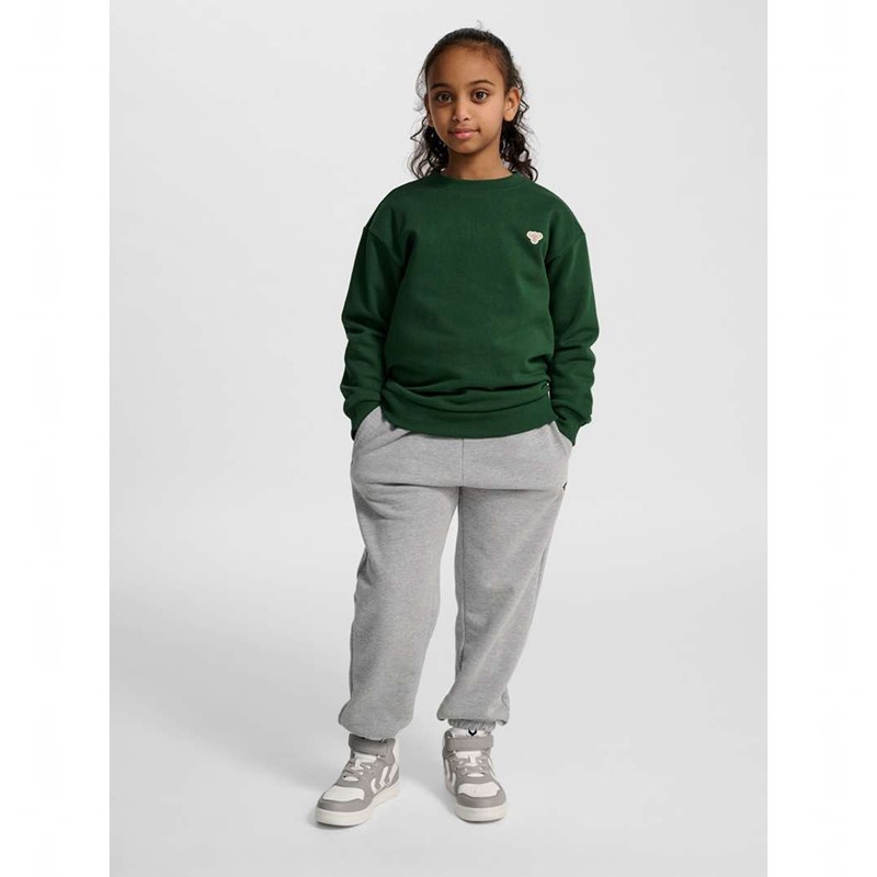 Hummel Jr Loose Crewneck Bee Sweatshirts Kinder Grün | 035357-023