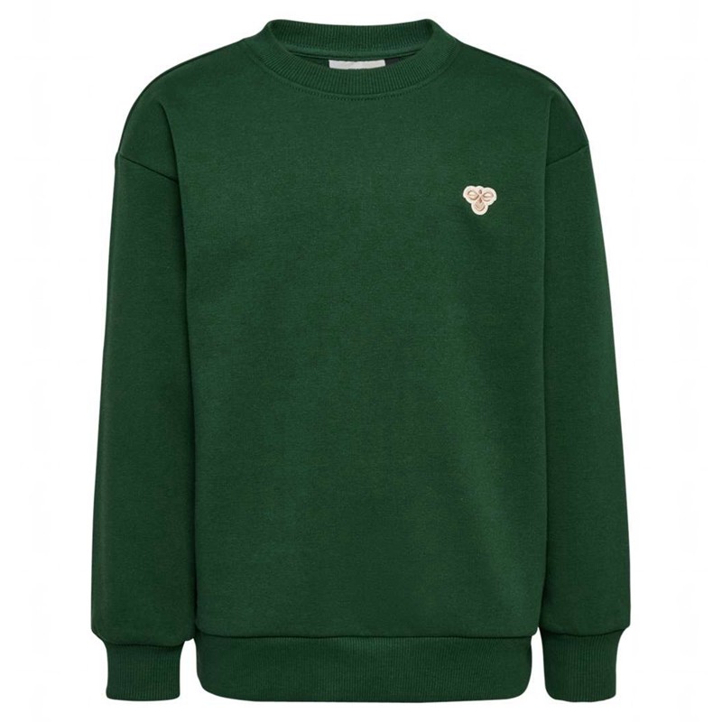 Hummel Jr Loose Crewneck Bee Sweatshirts Kinder Grün | 035357-023