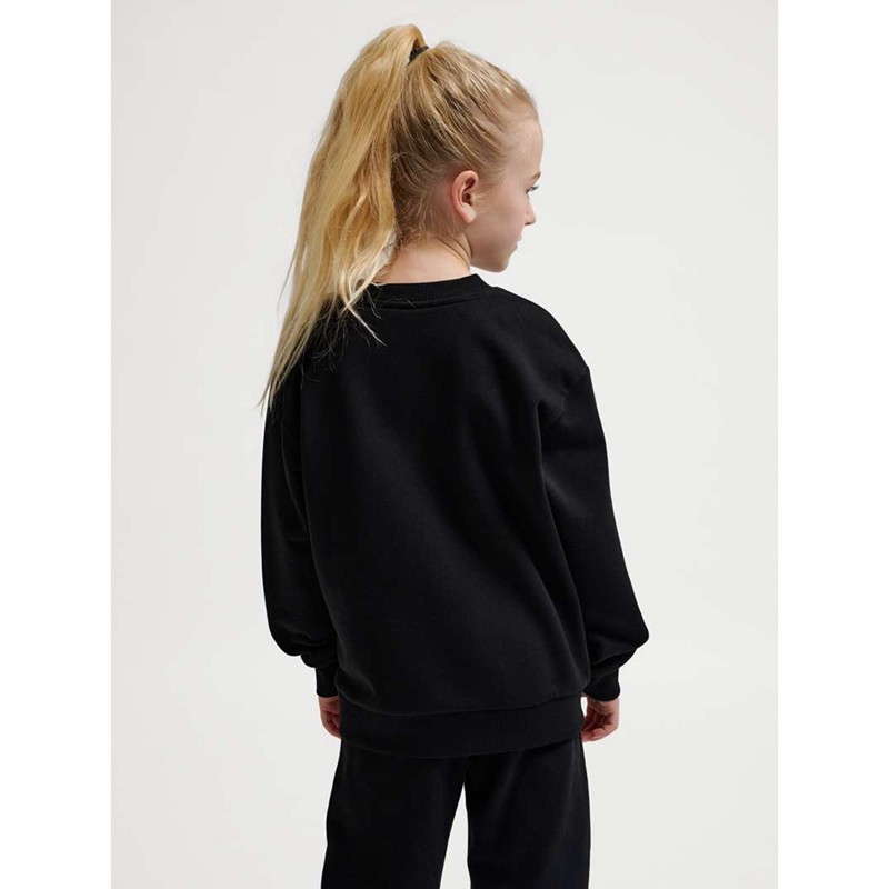 Hummel Jr Loose Crewneck Bee T-shirts Kinder Schwarz | 026679-748