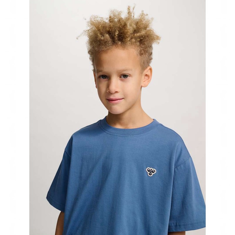 Hummel Jr Loose S/S Bee Strumpfhose Kinder Blau | 226748-807