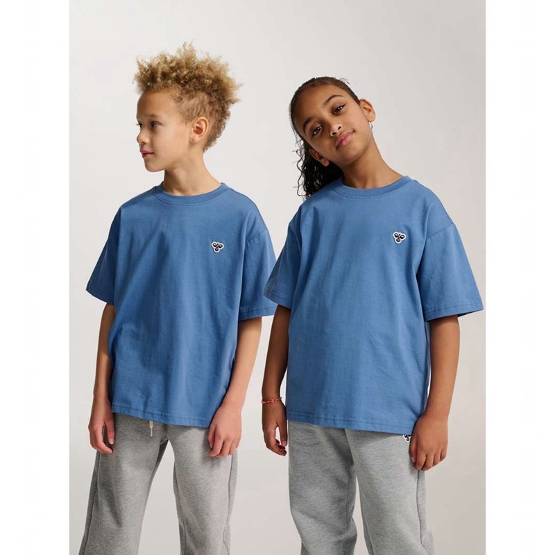 Hummel Jr Loose S/S Bee Strumpfhose Kinder Blau | 226748-807