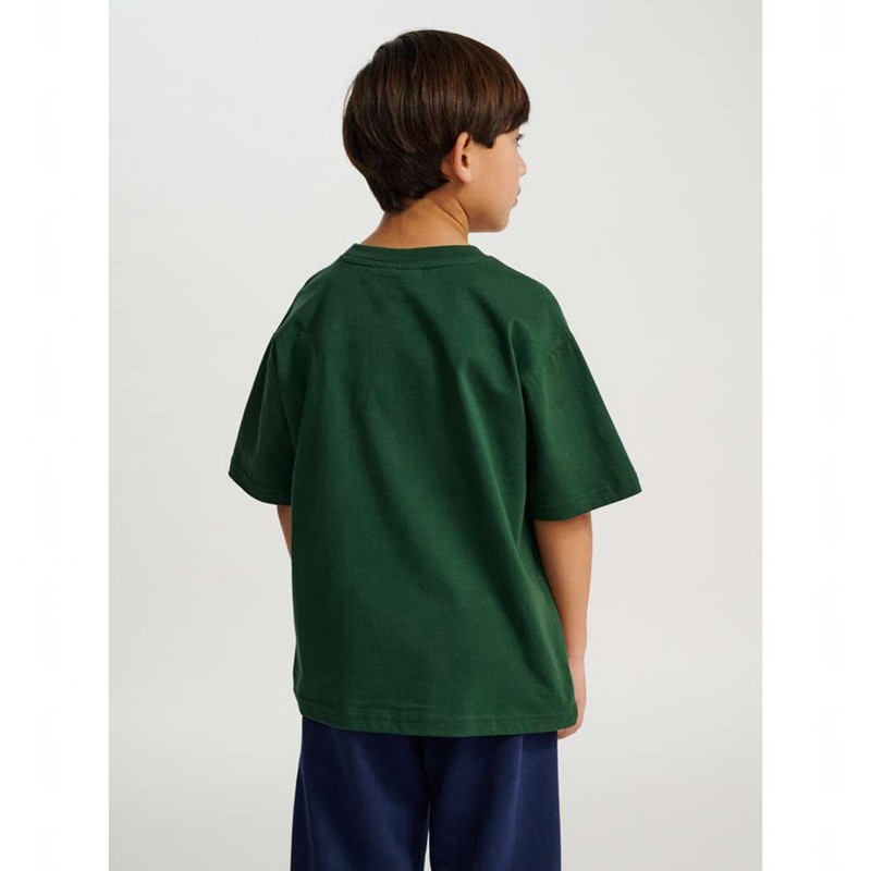 Hummel Jr Loose S/S Bee T-shirts Kinder Grün | 813214-267