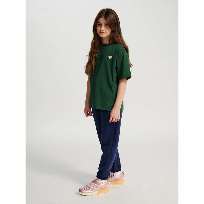 Hummel Jr Loose S/S Bee T-shirts Kinder Grün | 813214-267