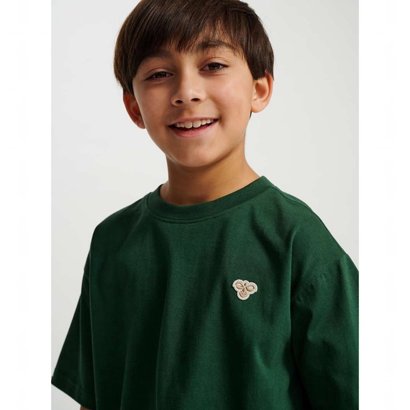 Hummel Jr Loose S/S Bee T-shirts Kinder Grün | 813214-267