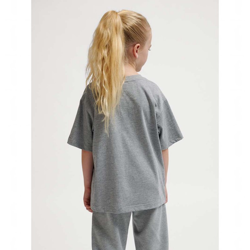 Hummel Jr Loose S/S Bee T-shirts Kinder Grau | 970861-502