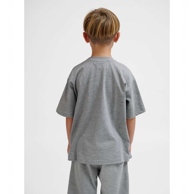 Hummel Jr Loose S/S Bee T-shirts Kinder Grau | 970861-502