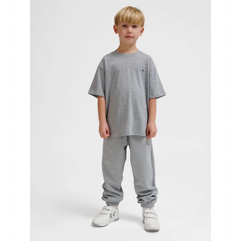 Hummel Jr Loose S/S Bee T-shirts Kinder Grau | 970861-502