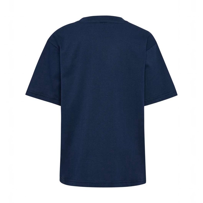 Hummel Jr Loose S/S Bee T-shirts Kinder Navy | 663811-238