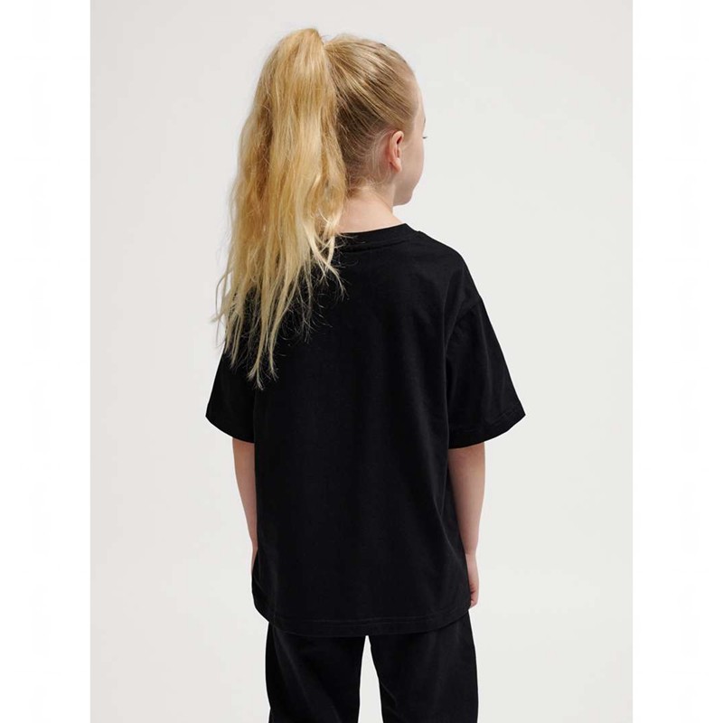 Hummel Jr Loose S/S Bee T-shirts Kinder Schwarz | 022357-443