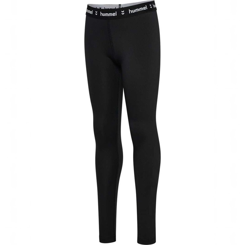 Hummel Jr Pulse Mid Waist Strumpfhose Kinder Schwarz | 063247-485