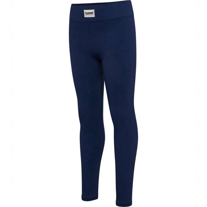 Hummel Jr Seamless Rib Mw Strumpfhose Kinder Schwarz | 060868-254