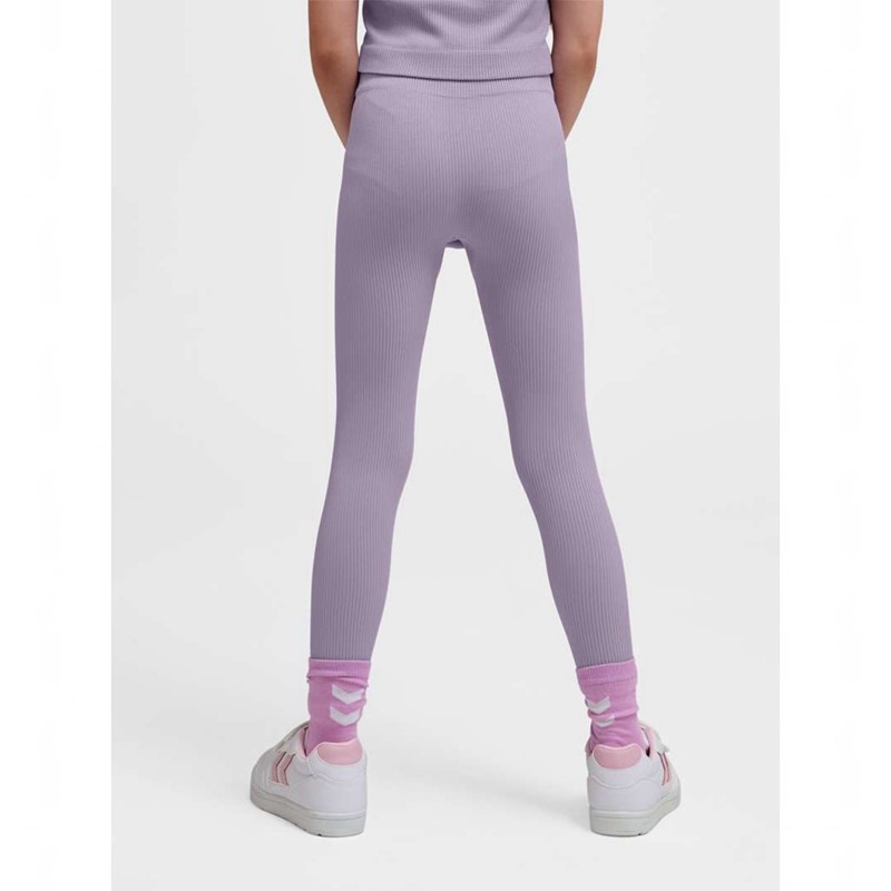 Hummel Jr Seamless Rib Mw Strumpfhose Kinder Lavendel | 330737-978