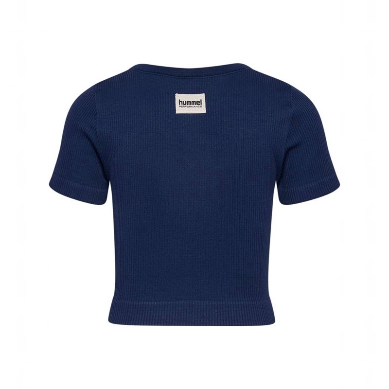 Hummel Jr Seamless Rib S/S T-shirts Kinder Schwarz | 000235-328