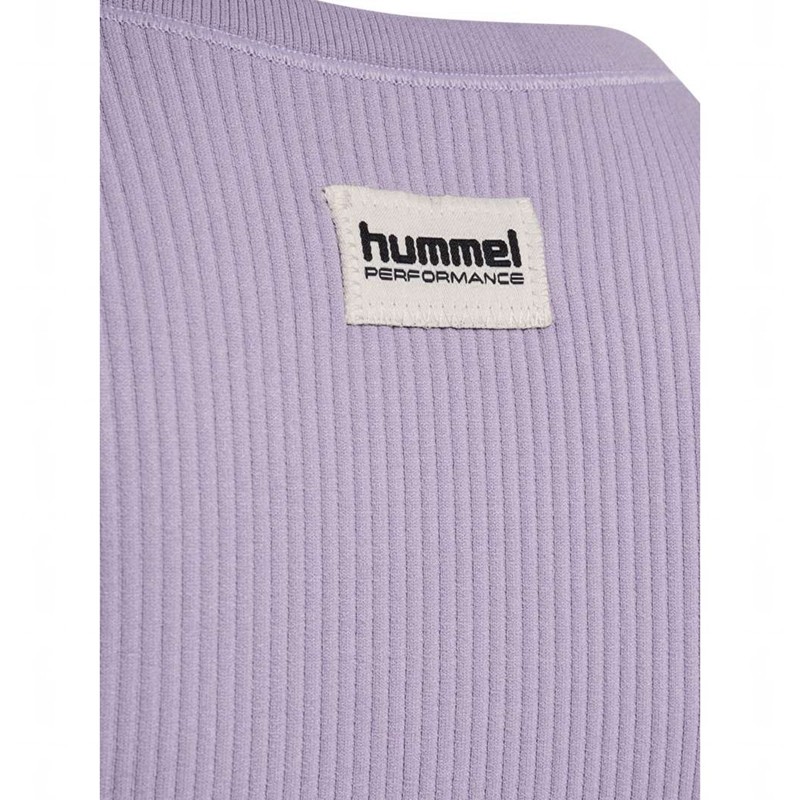 Hummel Jr Seamless Rib S/S T-shirts Kinder Lavendel | 223947-341