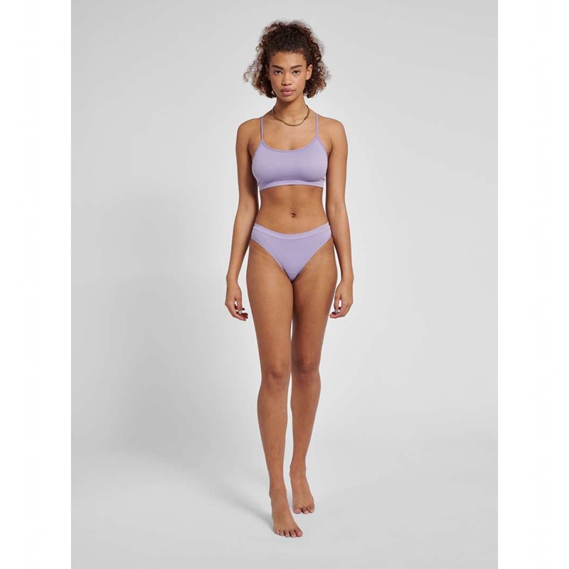 Hummel Juno Seamless Tanga Damen Lavendel | 724005-603