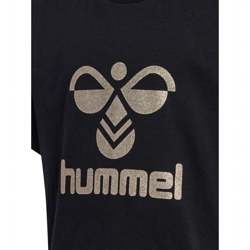 Hummel Karoline S/S T-shirts Kinder Schwarz | 435970-313