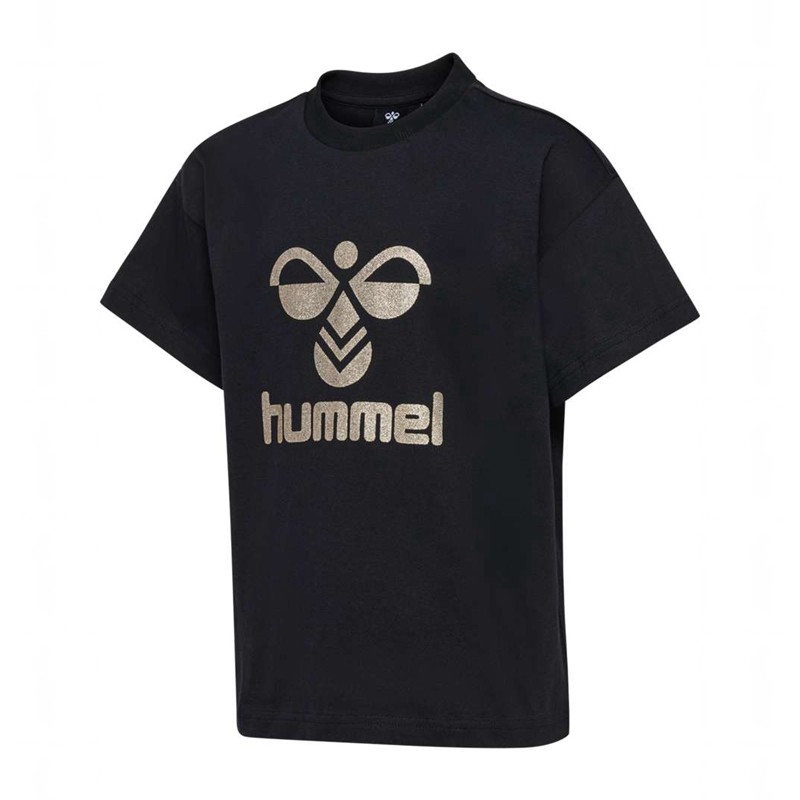 Hummel Karoline S/S T-shirts Kinder Schwarz | 435970-313