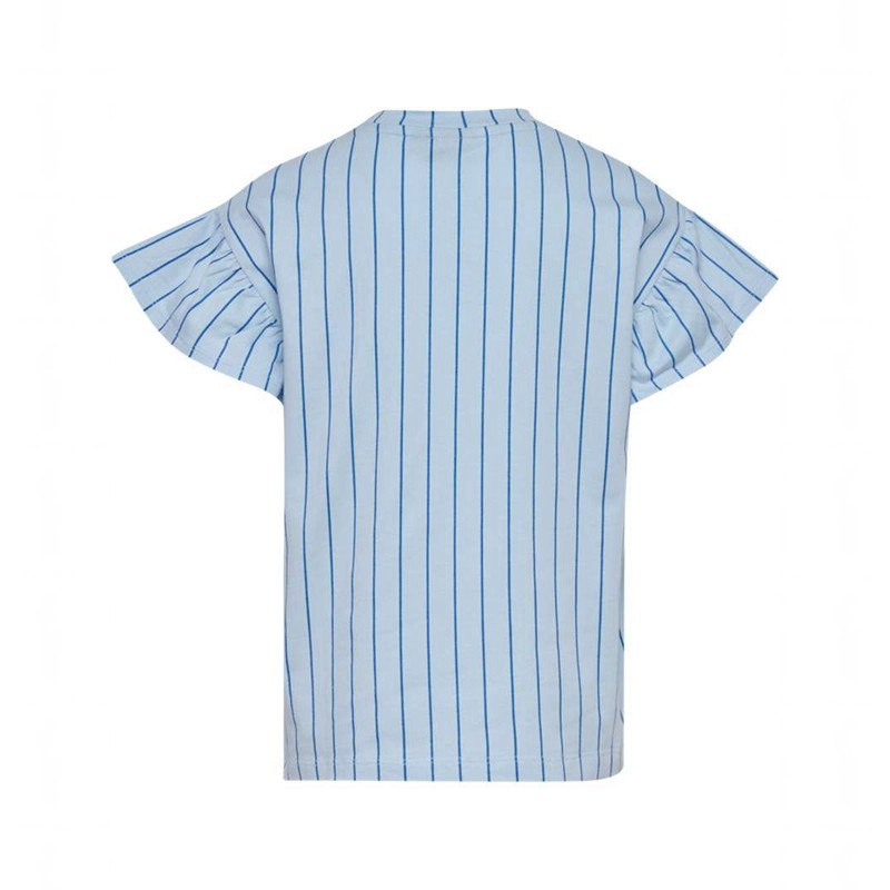 Hummel Kasandra S/S T-shirts Kinder Blau | 034107-004