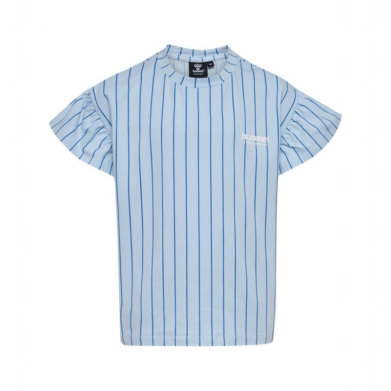 Hummel Kasandra S/S T-shirts Kinder Blau | 034107-004