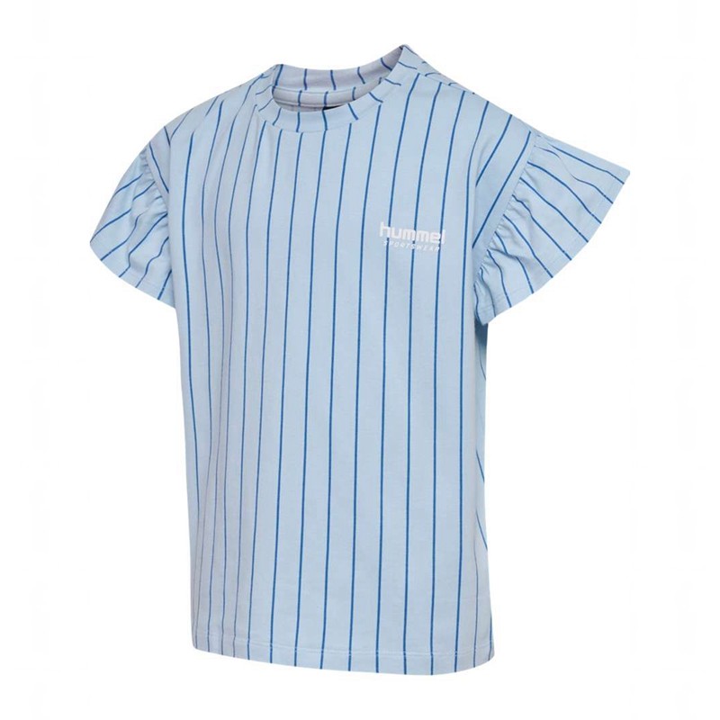 Hummel Kasandra S/S T-shirts Kinder Blau | 034107-004