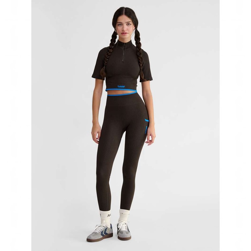 Hummel Knitteds Zip Tanktop Damen Schokolade | 655218-379