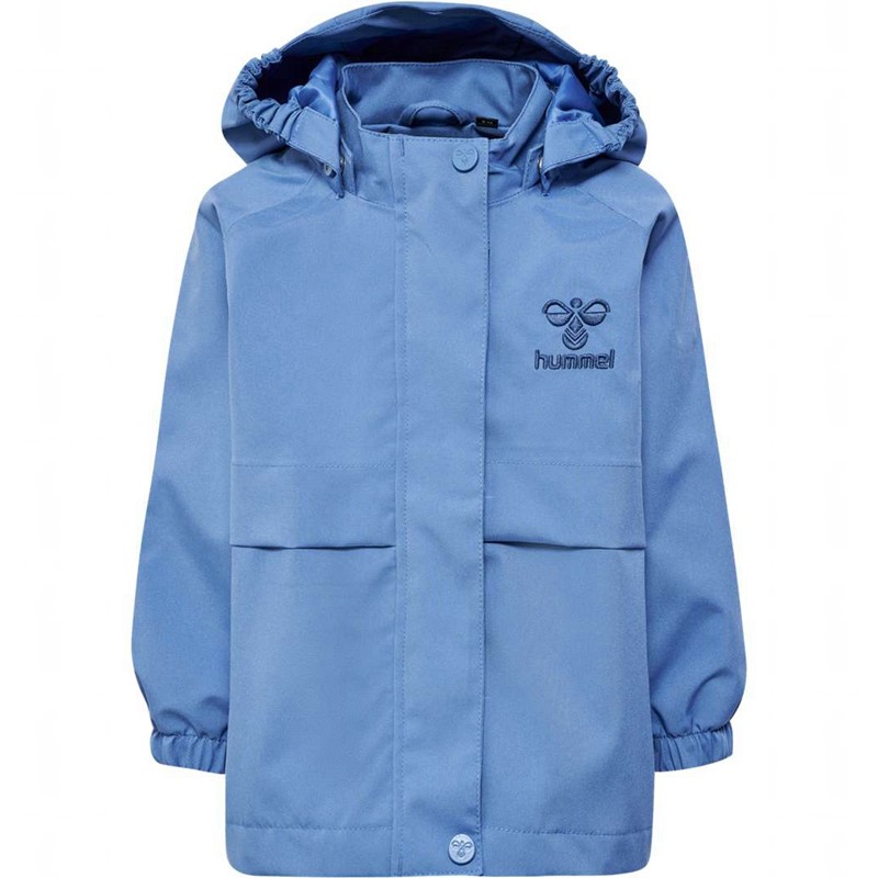 Hummel Koja Tex Regenjacken Kinder Blau | 086990-709