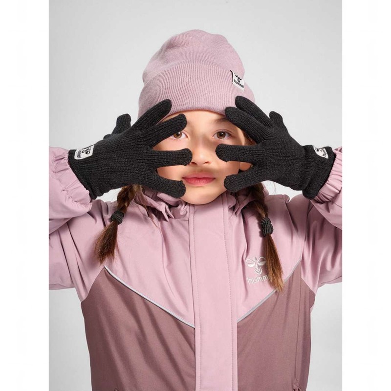 Hummel Kvint Handschuhe Kinder Schwarz | 352523-674