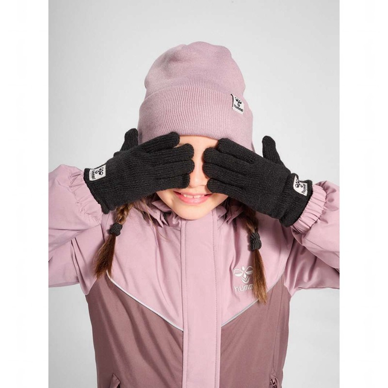 Hummel Kvint Handschuhe Kinder Schwarz | 352523-674