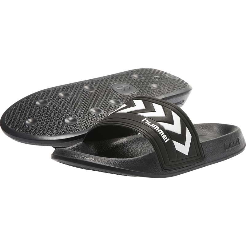 Hummel Larsen Slipper Pantoletten Herren Schwarz | 226366-649