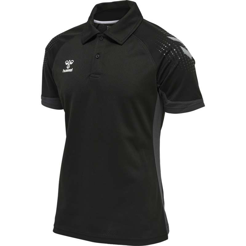 Hummel Lead Functional Polo Shirts Herren Schwarz | 548869-264