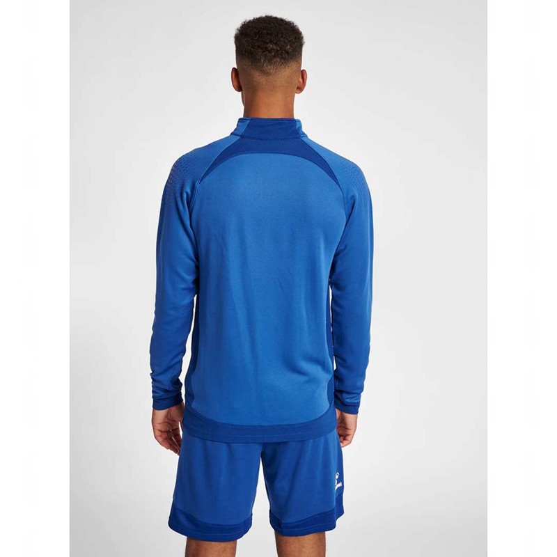 Hummel Lead Half Zip Hoodie Herren Blau | 531298-180