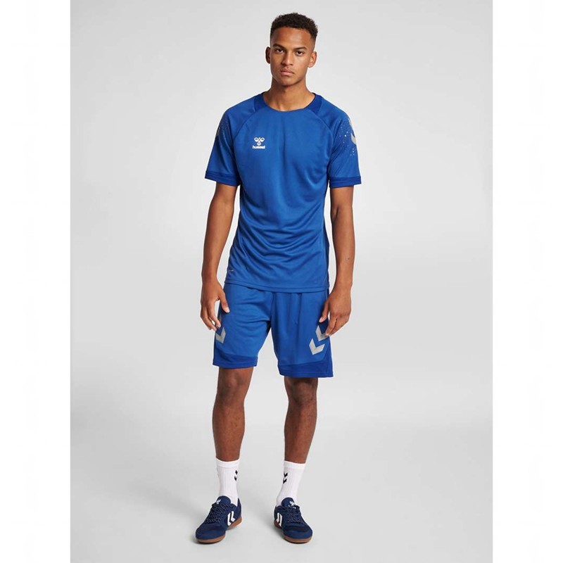 Hummel Lead Poly Kurze Hose Herren Blau | 977202-829