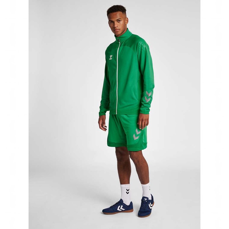 Hummel Lead Poly Kurze Hose Herren Grün | 846981-005