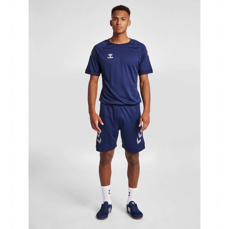 Hummel Lead Poly Kurze Hose Herren Navy | 610759-315