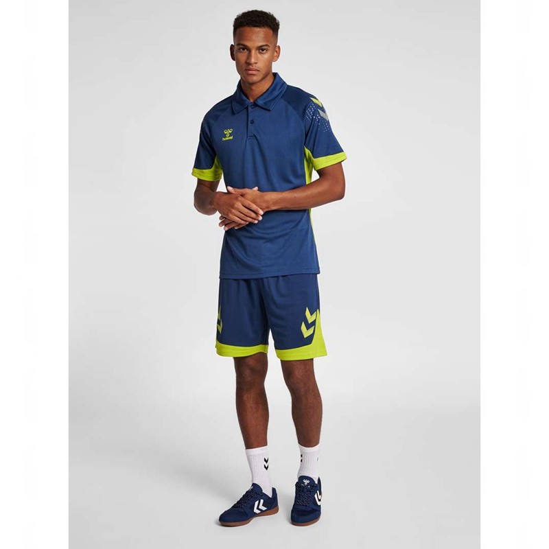 Hummel Lead Poly Kurze Hose Herren Navy | 028999-256